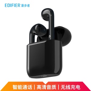 漫步者（EDIFIER）DreamPods 追梦宝 真无线AI骨传导通话降噪蓝牙耳机 无线充电 通用苹果安卓手机 黑色