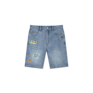 GXG男装2020年夏季浅蓝色牛仔短裤#GB125188C 浅蓝色 170/M