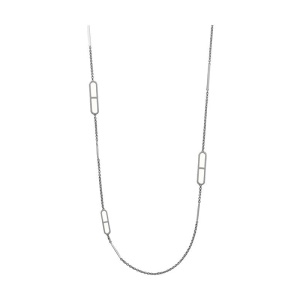 【保障】Hermes爱马仕女项链银质长款典雅百搭服饰配件饰品代购