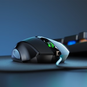 英菲克（INPHIC）PW1h 有线鼠标 游戏鼠标 静音鼠标 宏定义 家用办公笔记本电脑台式USB通用 黑色