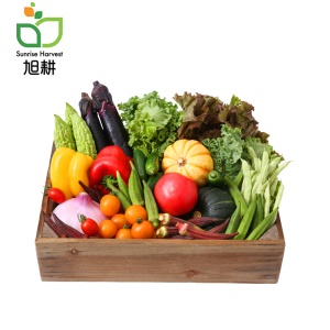 旭耕 有机蔬菜8斤套餐 家庭体验当季时令8种净菜 有机认证供港资质 节日礼盒礼品提货卡配送 8斤自选套餐
