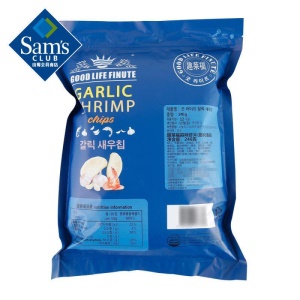 趣莱福 韩国进口 蒜味虾片 240g 薯片 膨化食品 休闲零食 封条包装及时锁鲜